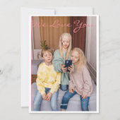 grappige gepersonaliseerde beste papa, gelukkige v feestdagenkaart (Achterkant)