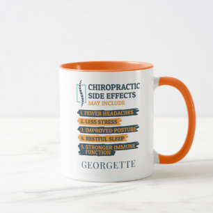 Grappige gepersonaliseerde chiropractische bijwerk mok
