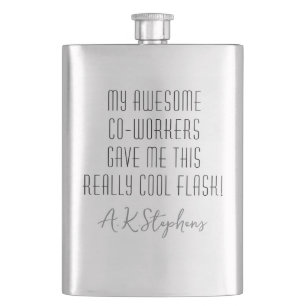 Grappige Gepersonaliseerde Collega Cool Modern Flacon
