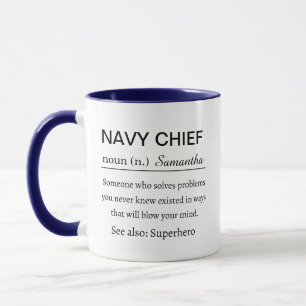 Grappige Gepersonaliseerde Definitie van Navy Chie Mok