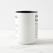 Grappige gepersonaliseerde definitie van orthopedi mok (Midden)