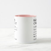 Grappige gepersonaliseerde definitie van radiother mok (Midden)