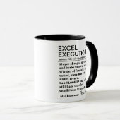 Grappige gepersonaliseerde Excel beul Mok (Voorkant rechts)