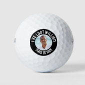 Grappige gepersonaliseerde foto verloren golfballen (Voorkant)