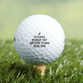 Grappige Gepersonaliseerde Golfballen