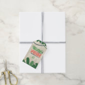 Grappige gepersonaliseerde Iguana Valentijn Cadeaulabel (Met Touw)