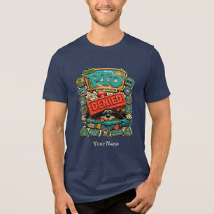 Grappige gepersonaliseerde kantoorhumor T-shirt me