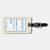 Grappige Gepersonaliseerde Kattenouder Bagage Labe Bagagelabel (Voorkant horizontaal)