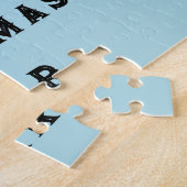Grappige gepersonaliseerde kerstlegpuzzel legpuzzel (Zijkant)