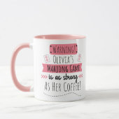 Grappige gepersonaliseerde Mahjong Mok (Links)