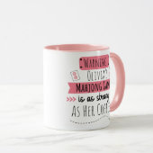 Grappige gepersonaliseerde Mahjong Mok (Voorkant rechts)