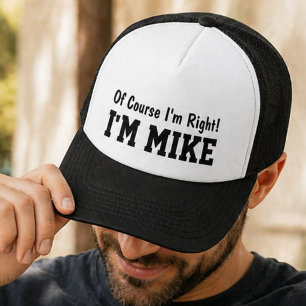 Grappige Gepersonaliseerde Mike Naam Natuurlijk He Trucker Pet