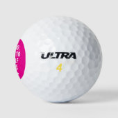 Grappige gepersonaliseerde monogram verloren golfb golfballen (Logo)