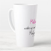 Grappige gepersonaliseerde naam creatieve Mahjong Latte Mok (Linkerhoek)