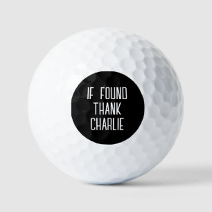 Grappige gepersonaliseerde naam golfballen