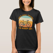 Grappige gepersonaliseerde naam paar fietsen t-shirt (Voorkant)