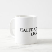 Grappige Gepersonaliseerde namen op Kantoor drink Koffiemok (Voorkant links)