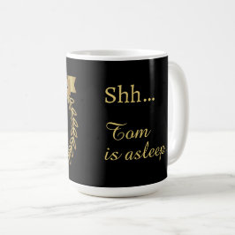 Grappige gepersonaliseerde slaapkampioen (aanpasba koffiemok