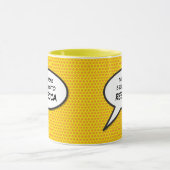 Grappige gepersonaliseerde spraakballon mok (Midden)