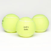 Grappige gepersonaliseerde tennisballen (Multi)