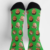 Grappige Gepersonaliseerde Vader van 3 Kinder Foto Sokken (Top)