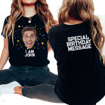 Grappige gepersonaliseerde verjaardagsfeestje aang t-shirt<br><div class="desc">Introductie van de ultieme publiekstrekker voor verjaardagsbashes: ons Funny Personalized Birthday Party Custom Photo T-Shirt! Afbeelding dit: een rel van het lachen als je verjaardagsploeg sport deze bijpassende shirten, elk belichaamd met hilarische gepersonaliseerde gezichten en een vleugje van je unieke charme. Met onze gepersonaliseerde verjaardagsherinneringen vier je niet gewoon weer...</div>