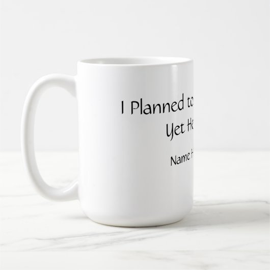 Grappige Geplande Productieve Mok (Links)