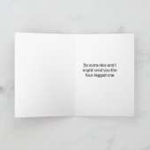 Grappige gescheiden vrouw verjaardag kaart (Binnen)