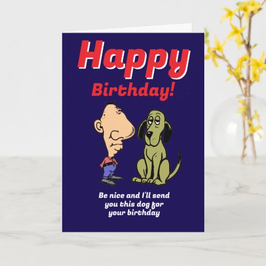 Grappige gescheiden vrouw verjaardag kaart (Gele Bloem)