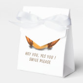 Grappige geschenkdoos met Happy Yellow Duck - Smil Bedankdoosjes (Voorkant Zijde)