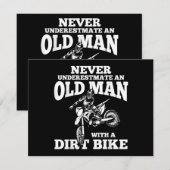 Grappige geschenken onderschatten nooit een oud Ma (Voorkant / Achterkant)