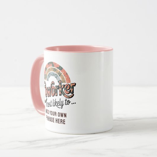 Grappige Geschenken voor Collega's Meest Waarschij Mok (Voorkant links)