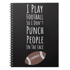 Grappige geschenken voor Football spelers High Sch Notitieboek