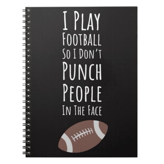 Grappige geschenken voor Football spelers High Sch Notitieboek (Voorkant)