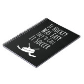 Grappige geschenken voor hockeyfans Quote Player L Notitieboek (Linkerzijde)