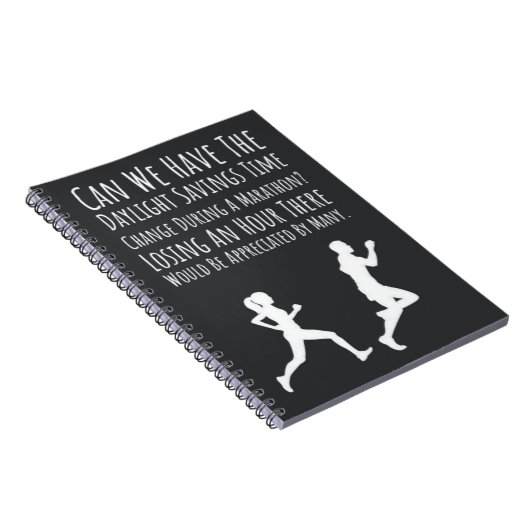 Grappige geschenken voor marathonlopers die 10k ci notitieboek (Rechterzijde)