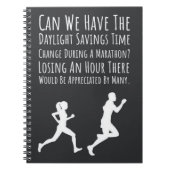 Grappige geschenken voor marathonlopers die 10k ci notitieboek (Voorkant)