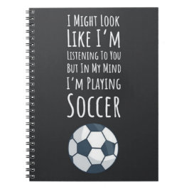 Grappige geschenken voor voetballers voor hem spor notitieboek