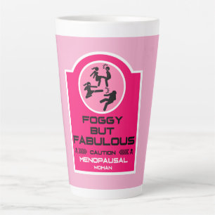 Grappige geschenken voor vrouwen in de menopauze latte mok