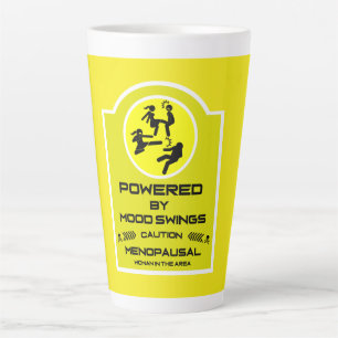 Grappige geschenken voor vrouwen in de menopauze latte mok