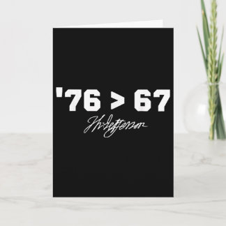 Grappige Geschiedenis 76 67 Thomas Jefferson Zes Z Kaart
