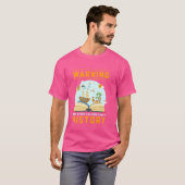 Grappige geschiedenis Buff Warning kan beginnen te T-shirt (Voorkant volledig)