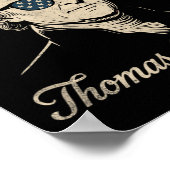 Grappige geschiedenis Thomas Jefferson 3 juli 1776 Poster (Hoek)
