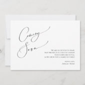 Grappige geslachtsneutrale zwangerschap aankondiging (Achterkant)