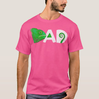 Grappige gesluierde kameleons vader t-shirt