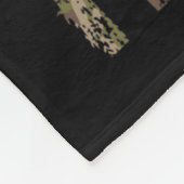 Grappige gespikkelde Brook Trout Amerikaanse vlag Fleece Deken (Hoek)