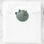 Grappige Gespikkelde Kogelvis Sticker - Kogelvis M (Tas)