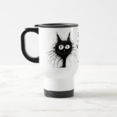 Grappige gestreste kat beter maken mijn de-caf reisbeker (Links)