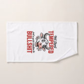 Grappige Getemperde Koe Vintage Handdoek (Handdoek)