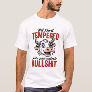 Grappige Getemperde Koe Vintage T-shirt